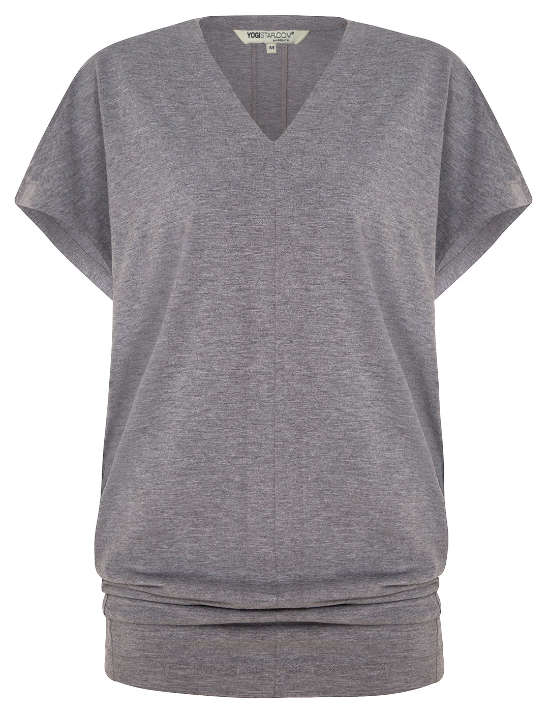 Yoga-T-Shirt "Freedom" - pale grey marl - YOGISHOP