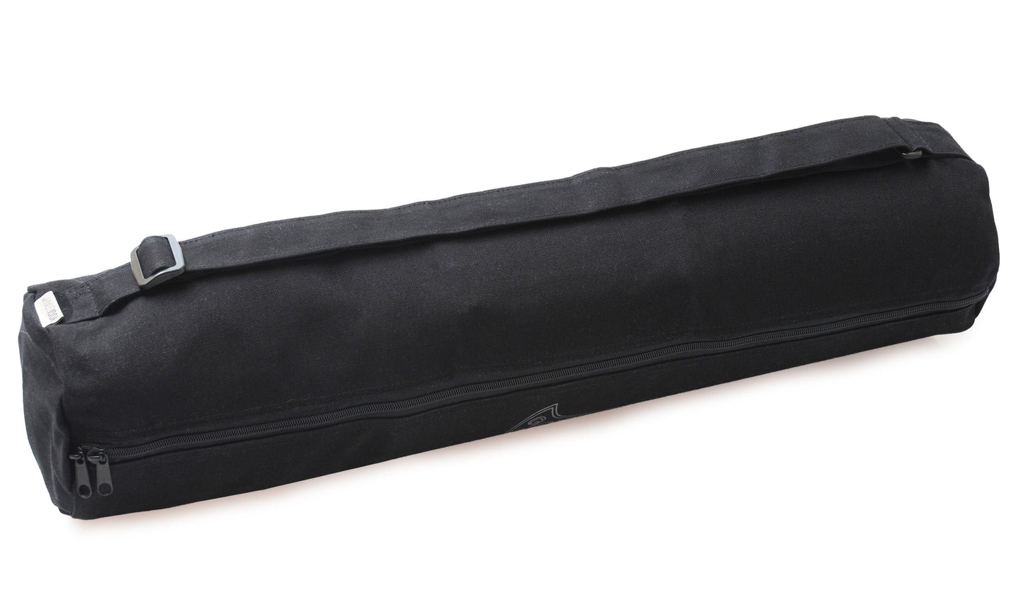 2. Wahl Yogatasche yogibag® basic - zip - cotton - art collection - 65 cm - hand of fatima - black