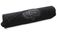 2. Wahl Yogatasche yogibag® basic - zip - cotton - art collection - 65 cm - hand of fatima - black