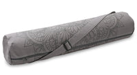 Yogatasche yogibag® basic - zip - cotton - art collection - 86 cm - lotus mandala - graphit