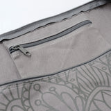 Yogatasche yogibag® basic - zip - cotton - art collection - 86 cm - lotus mandala - graphit