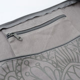 Yogatasche yogibag® basic - zip - cotton - art collection - 65 cm - lotus mandala - graphit - YOGISHOP