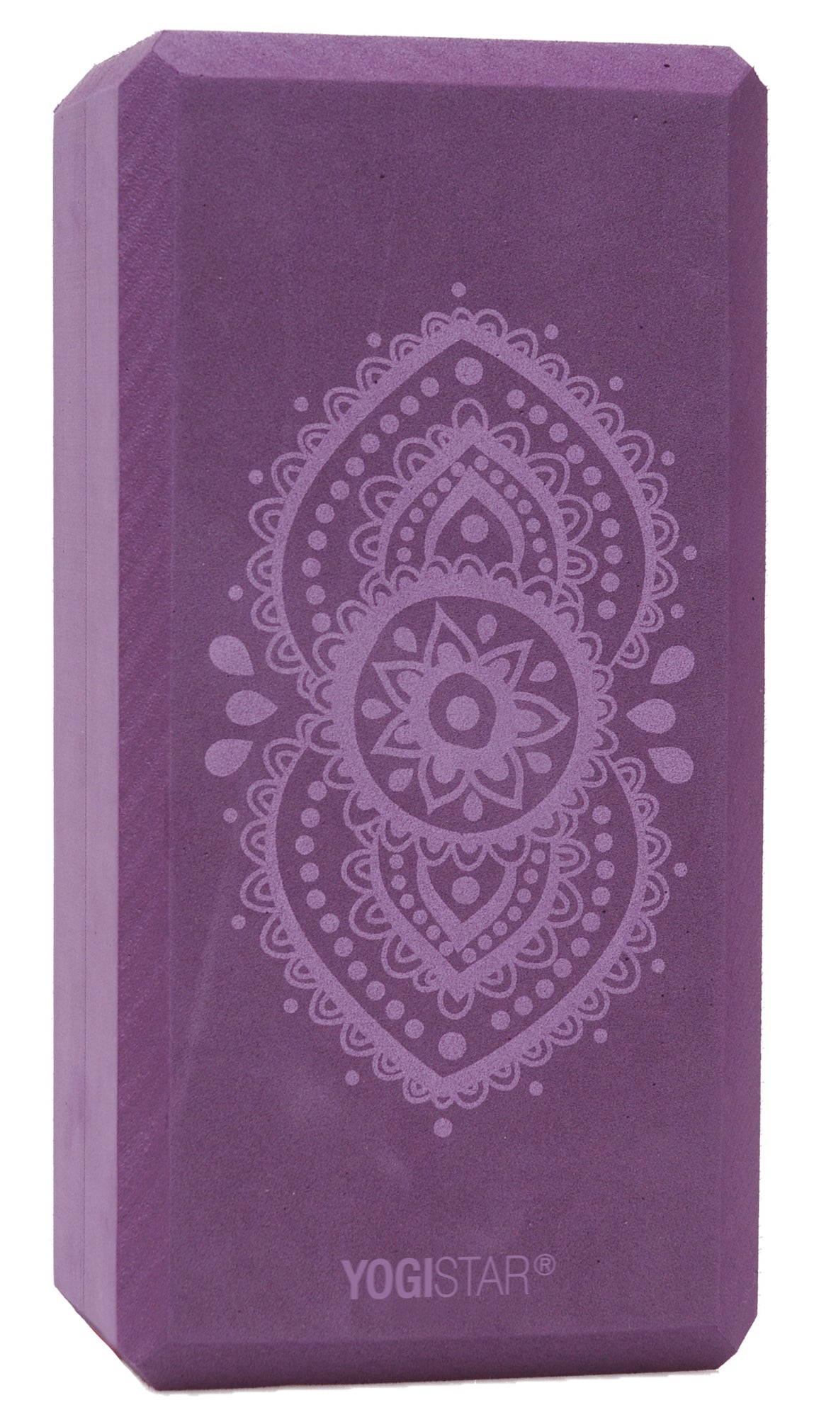 Yogablock yogiblock® basic - art collection - ajna chakra - aubergine