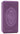 Yogablock yogiblock® basic - art collection - ajna chakra - aubergine