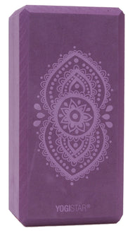 Yogablock yogiblock® basic - art collection - ajna chakra - aubergine - YOGISHOP