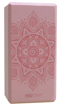 2. Wahl Yogablock yogiblock® basic - art collection - spiral mandala - velvet rose