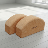 Yogablock yogiblock® halbrund - cork - 2er-Set