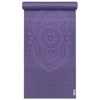 2. Wahl Yogamatte yogimat® basic - art collection - ajna chakra, aubergine - YOGISHOP