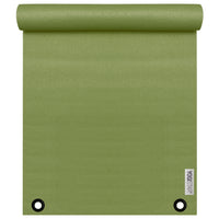 Sonderposten Yogamatte yogimat® basic olive mit Ösen aus Messing - schwarz brüniert - YOGISTAR