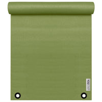 Sonderposten Yogamatte yogimat® basic olive mit Ösen aus Messing - schwarz brüniert - YOGISHOP
