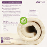 Yogamatte yogimat® natur - Bio-Schurwolle - YOGISHOP