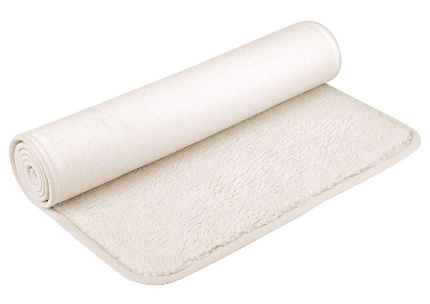 2. Wahl Yogamatte yogimat® Natur (Schafwolle) Umsäumt 100 x 200 cm - YOGISHOP
