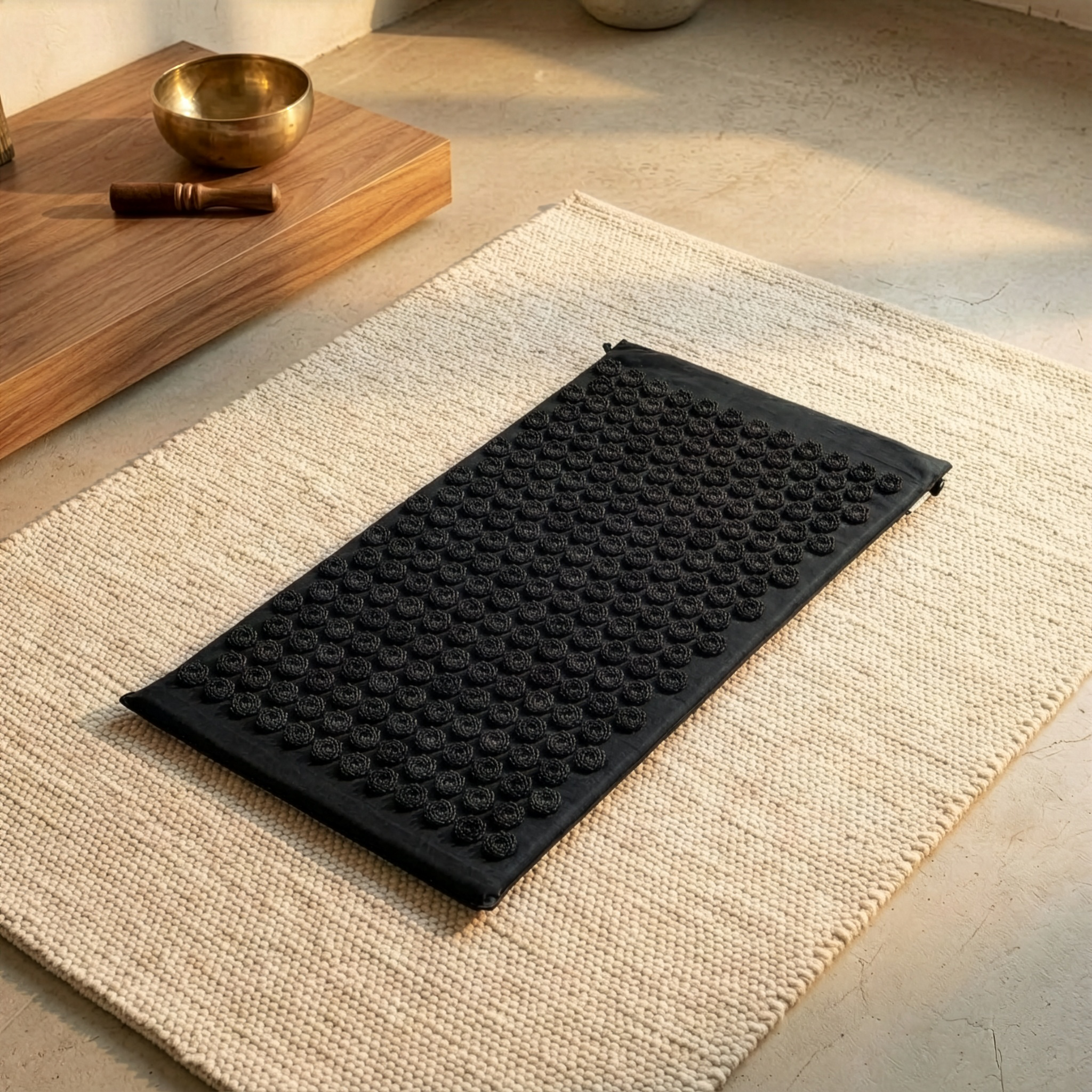 tappetino per agopressione akupress relax lotus - cotone organico