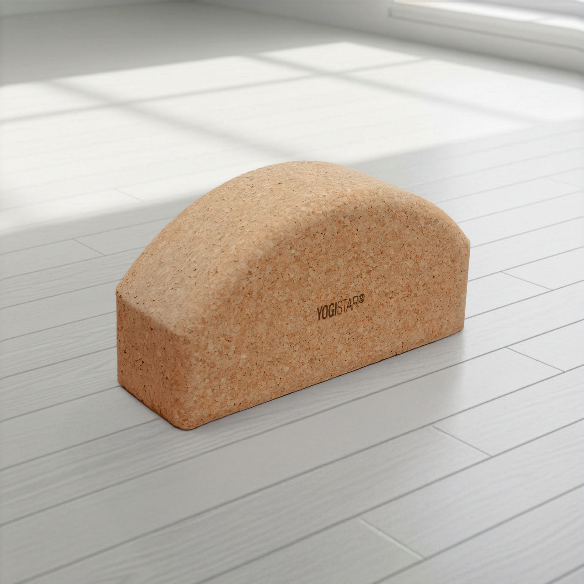 Yogablock yogiblock® halbrund - cork - YOGISHOP