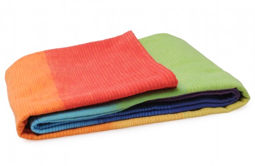 Cotton Blanket, multi-coloured - Chakra 