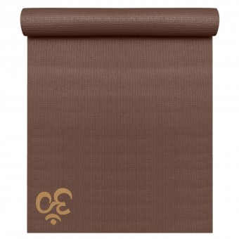 Yoga mat 'Basic OM' choco brown
