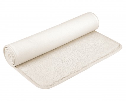Yoga mat (sheep wool) bordered 100x200cm