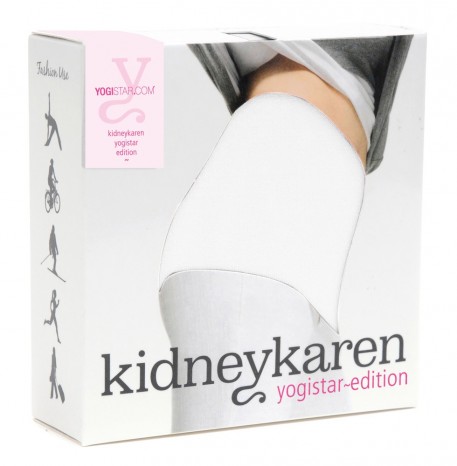 Kidney warmer yogistar edition - white 