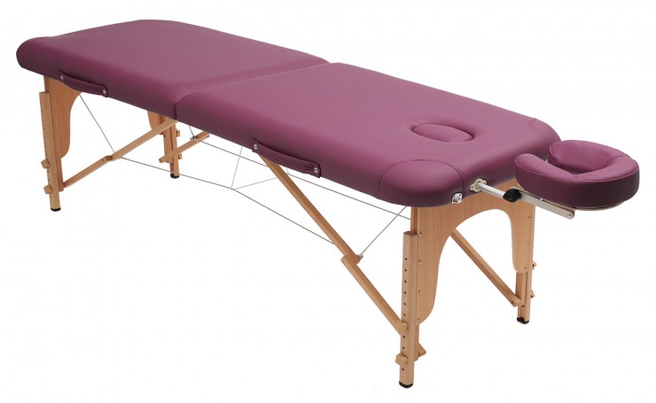 Massage table basic bordeaux