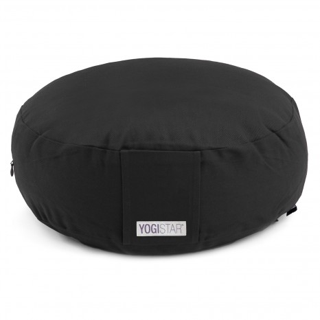 Meditation cushion - round black