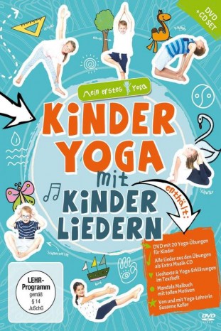 My First Yoga: Children's Yoga with Children's Songs (DVD with CD and Mandala Colouring Book) 