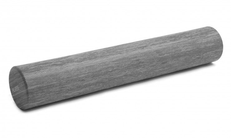 Pilates roll, blue (two colors) grey marble (90 cm)