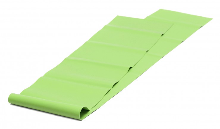 Pilates resistance band - soft, green green - soft
