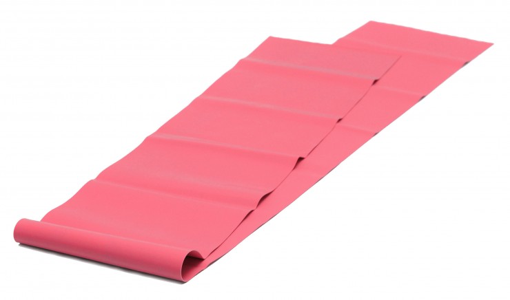 Pilates resistance band, latex-free - soft, red Red - Soft