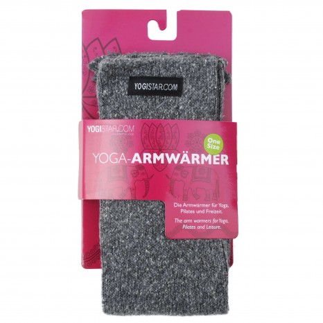 Yoga wrist warmers graphite - cotton