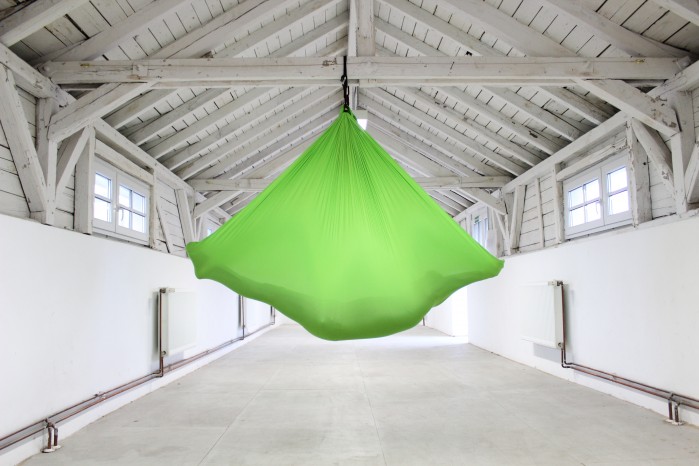 Aerial Yoga Cloth green
