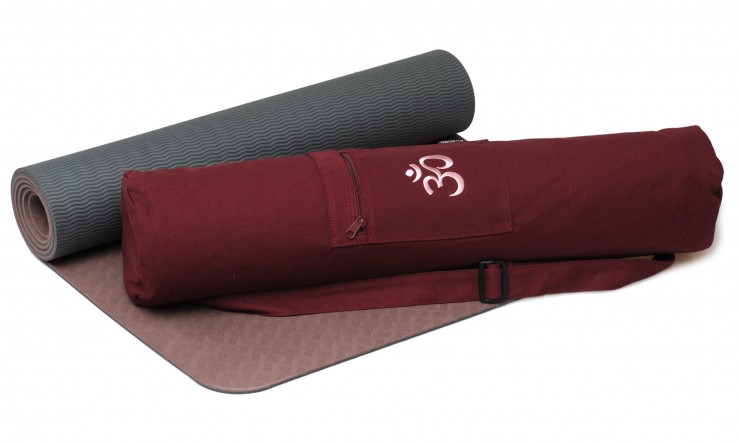 Yoga-Set Starter Edition - comfort (Yogamatte pro + Yogatasche OM) creme