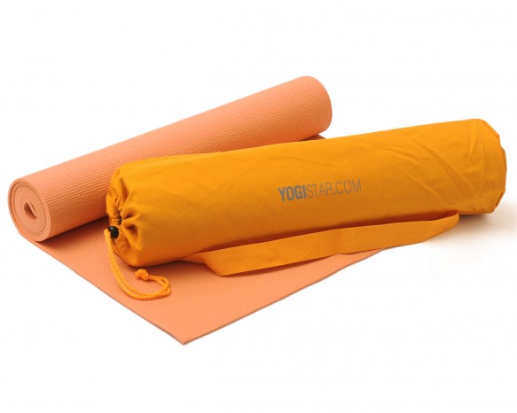 Yoga-Set Starter Edition (Yogamatte + Yogatasche) mango