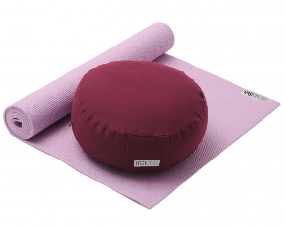 Yoga Set Starter Edition - Meditation (yoga mat + cushion) rose