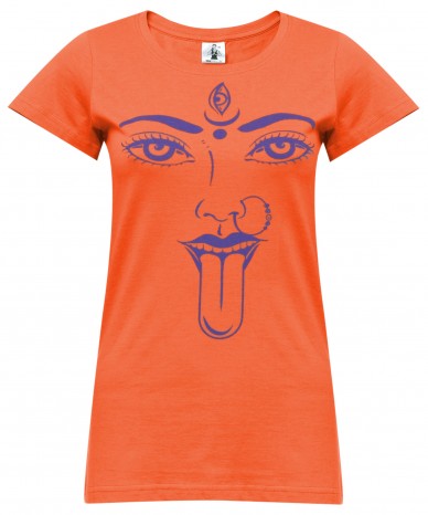 Yoga T-shirt "Kali" - orange 