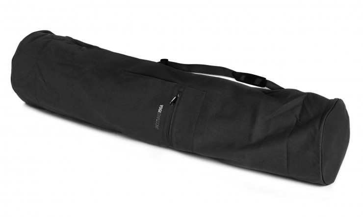 Yogatasche yogibag® basic - zip - extra big - cotton - 109 cm black