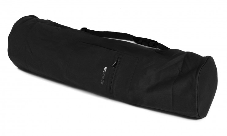 Yogatasche yogibag® basic - zip - extra big - cotton - 80 cm black