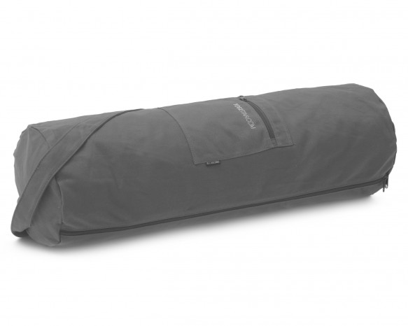 Yoga bag yogibag® basic - zip - cotton - big plus - 73 cm anthracite