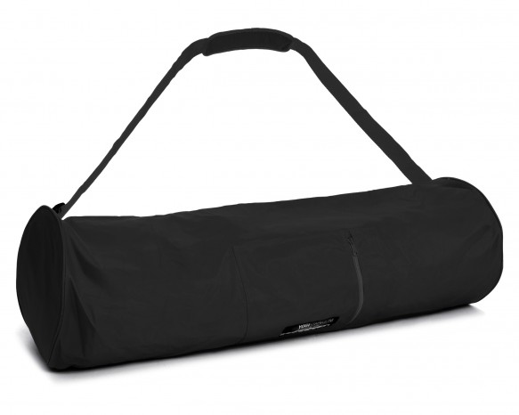 Yoga carrybag basic - zip - extra big - nylon - 80 cm black
