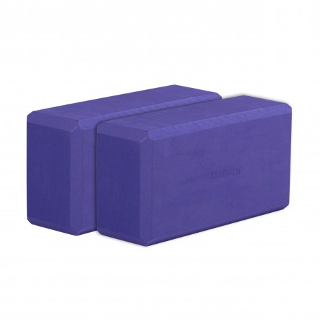 Yoga block yogiblock® basic - set of 2 violet
