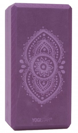 Yogablock yogiblock® basic - art collection - ajna chakra - aubergine 