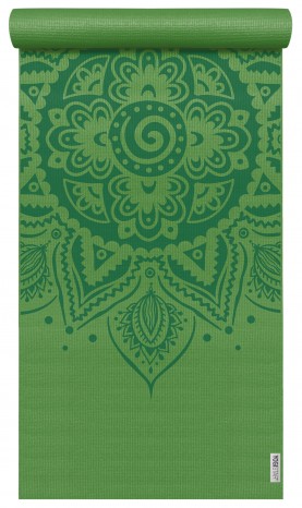 Yoga mat yogimat® basic - art collection - spiral mandala kiwi